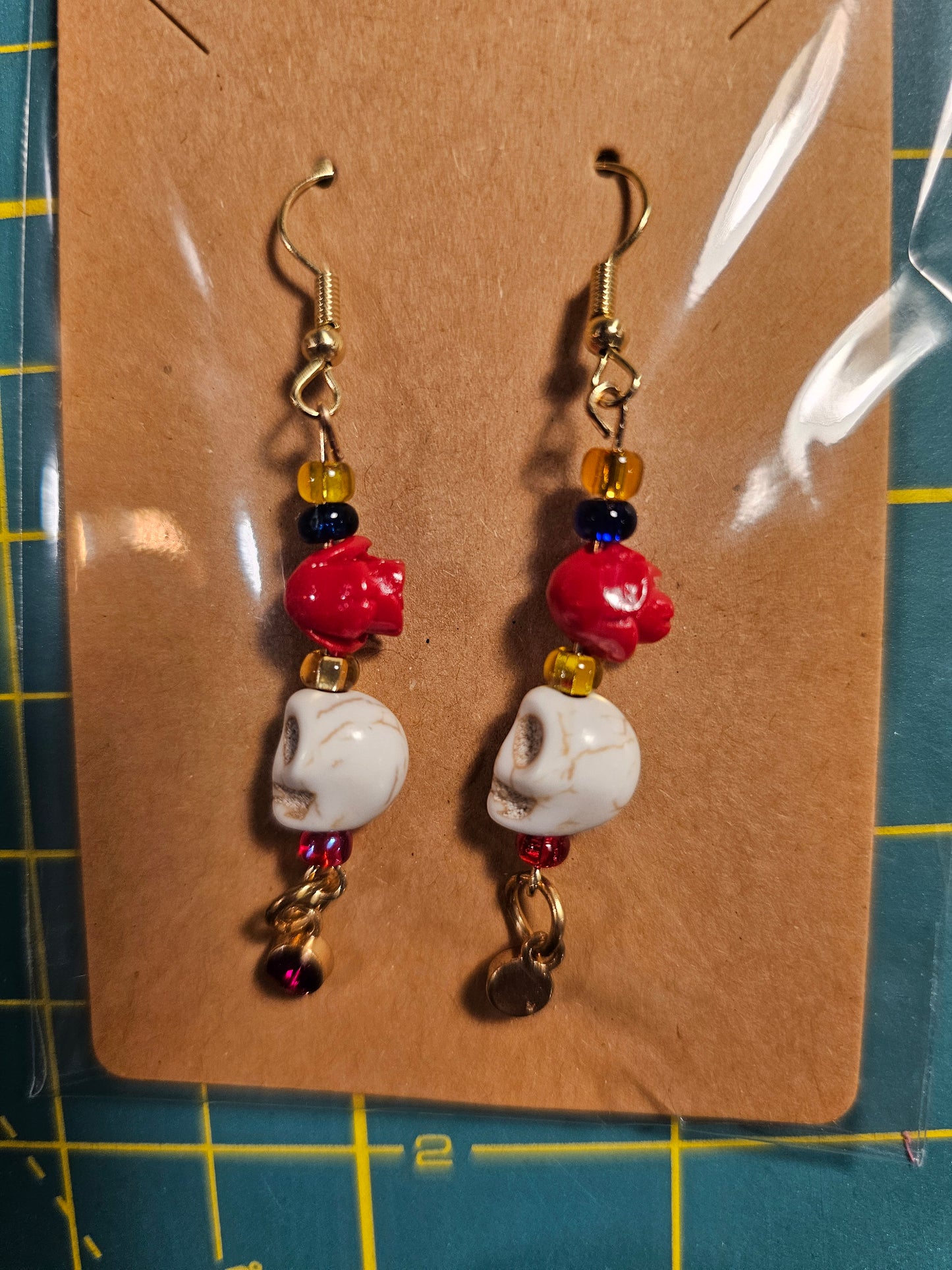 Roses & Skeletons Earrings